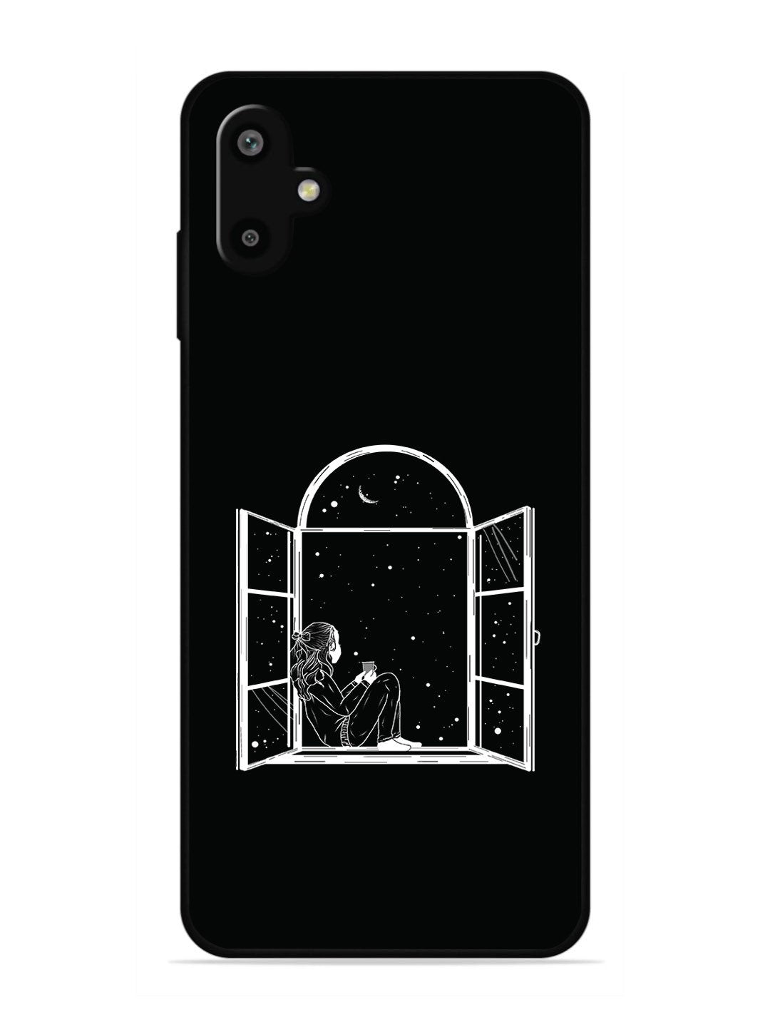 Samsung Galaxy F06 Little Girl on Window