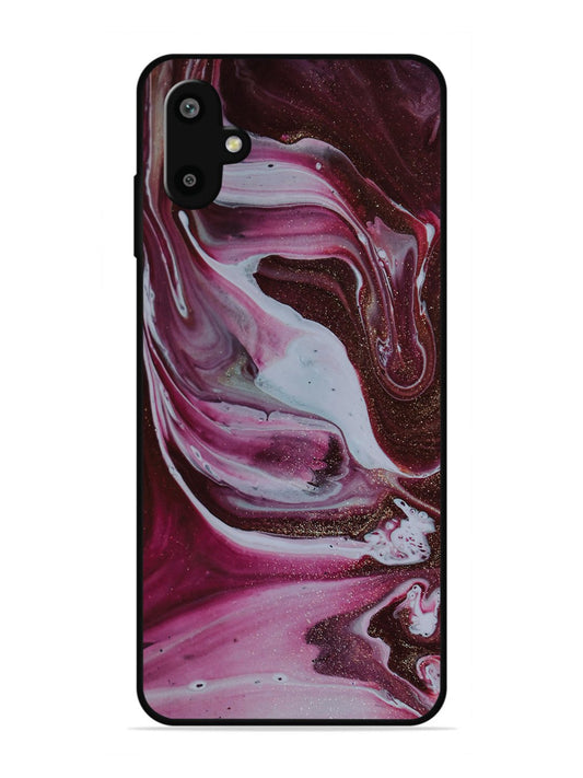 Samsung Galaxy F06 Pink And Golden Marble