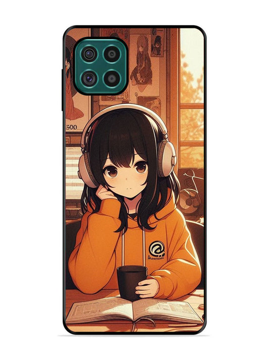 Samsung Galaxy F62 Cute Girl listening Music