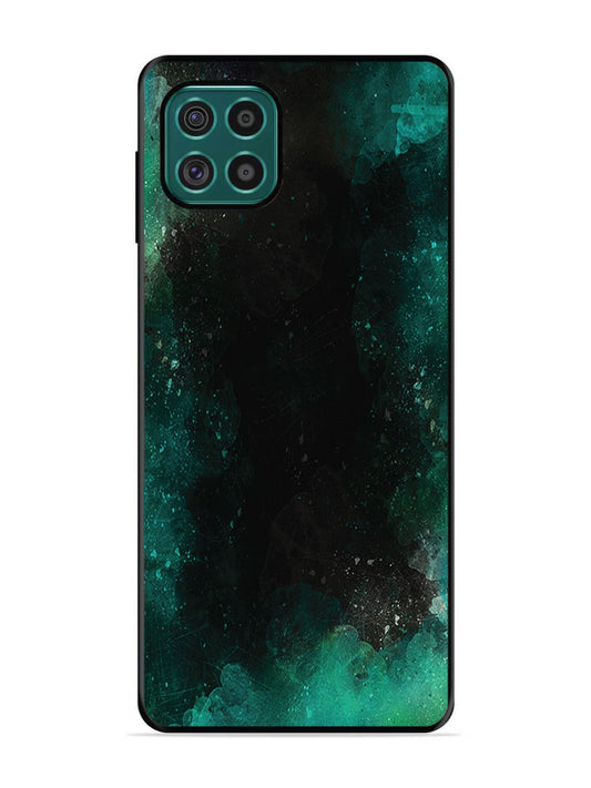 Samsung Galaxy F62 Dark Black And Green Forest