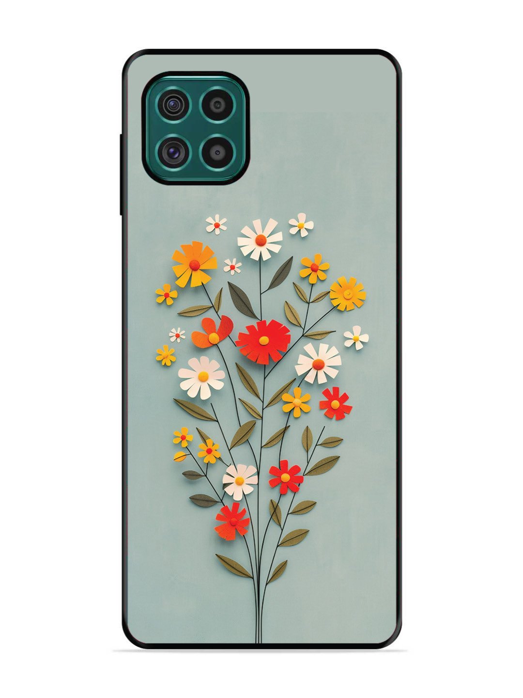 Samsung Galaxy F62 Paper Flowers