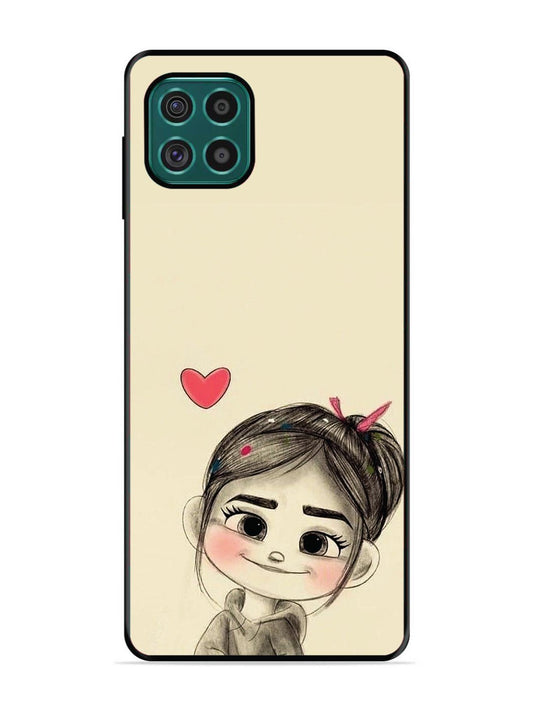 Samsung Galaxy F62 Cute Girl Looking at You