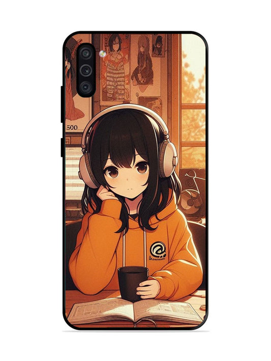 Samsung Galaxy M11 Cute Girl listening Music