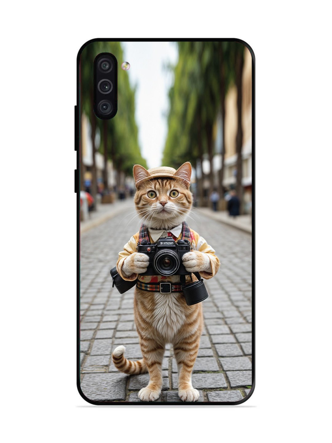 Samsung Galaxy M11 Cat as Cameraman