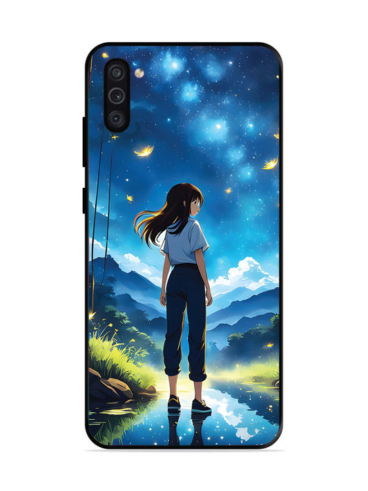 Samsung Galaxy M11 Girl In Beautiful Forest