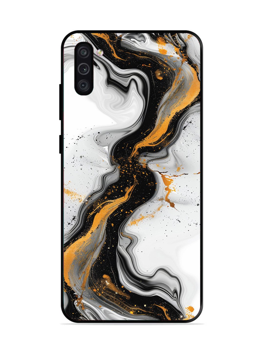 Samsung Galaxy M11 Black And Golden Marble Essence