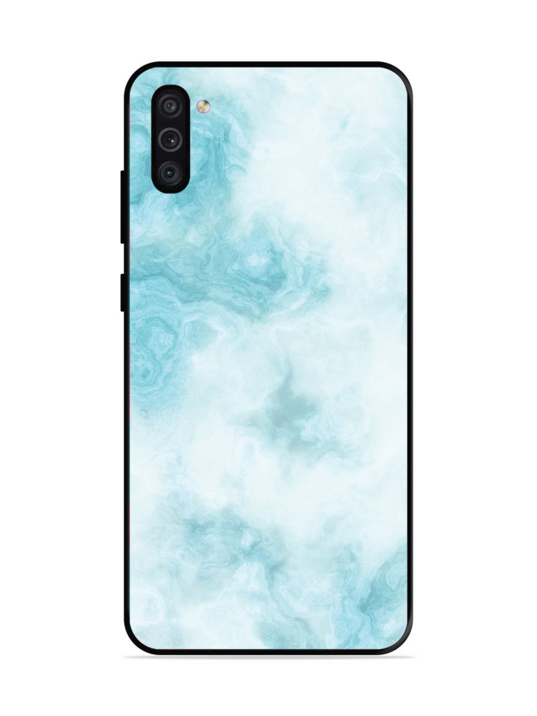 Samsung Galaxy M11 Light Blue with White Ocean Marble