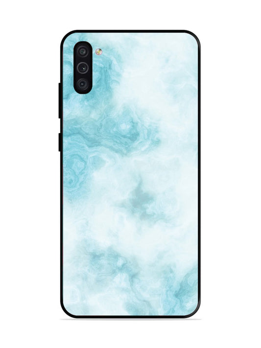 Samsung Galaxy M11 Light Blue with White Ocean Marble