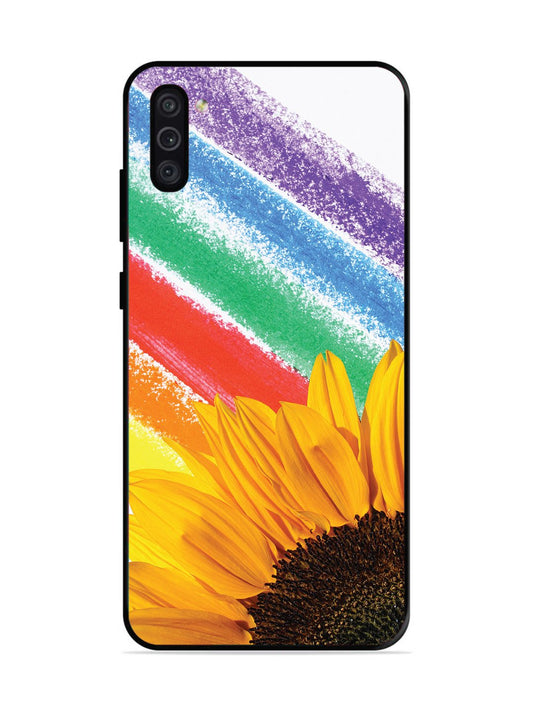 Samsung Galaxy M11 Sunflower on Colourful Lines