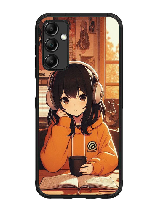 Samsung Galaxy M14 4G/5G Cute Girl listening Music