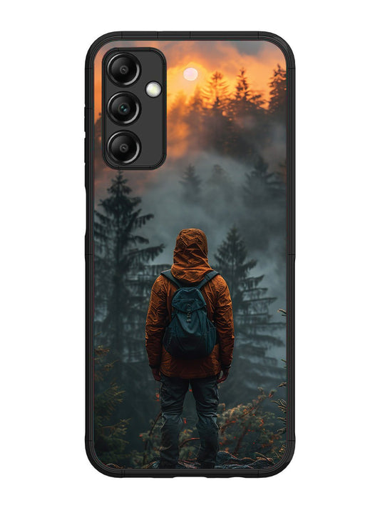 Samsung Galaxy M14 4G/5G Alone in Forest