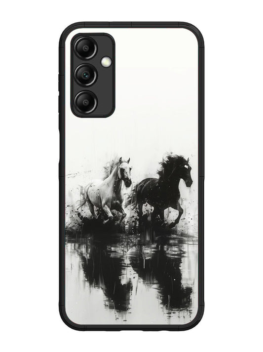 Samsung Galaxy M14 4G/5G Black & White Horse