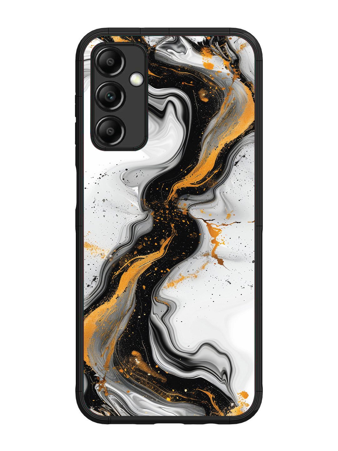 Samsung Galaxy M14 4G/5G Black And Golden Marble Essence