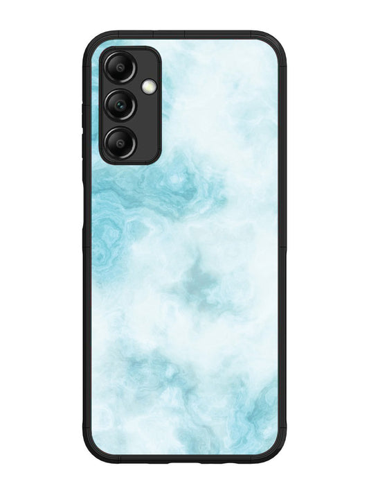 Samsung Galaxy M14 4G/5G Light Blue with White Ocean Marble