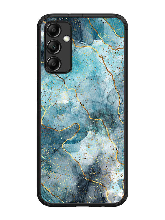 Samsung Galaxy M14 4G/5G Oceanic Golden Strip Marble