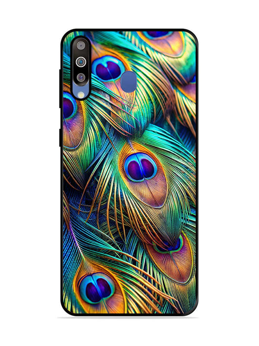 Samsung Galaxy M30 peacock feather