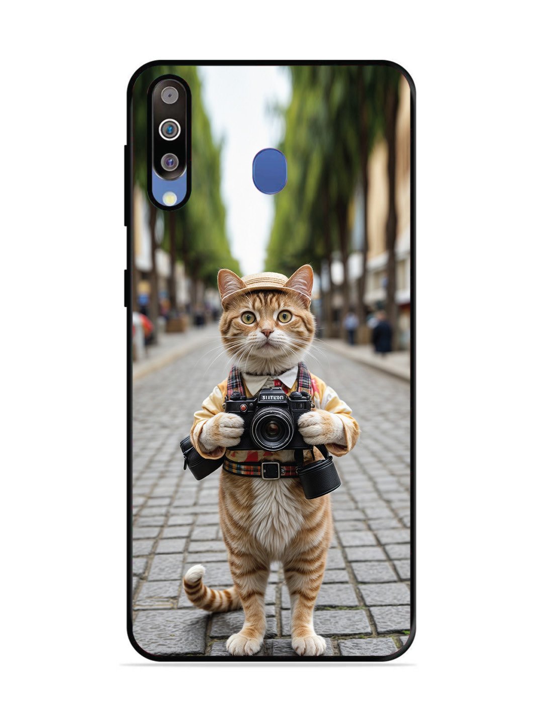 Samsung Galaxy M30 Cat as Cameraman
