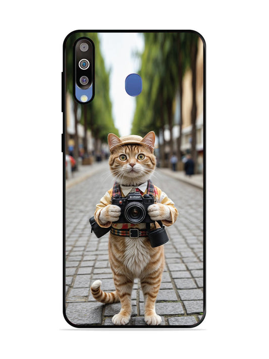Samsung Galaxy M30 Cat as Cameraman