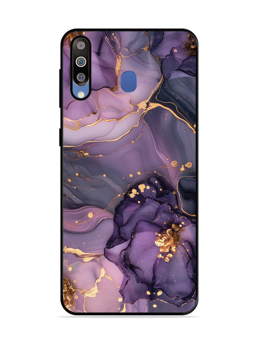 Samsung Galaxy M30 Royal Orchid Theme Marble