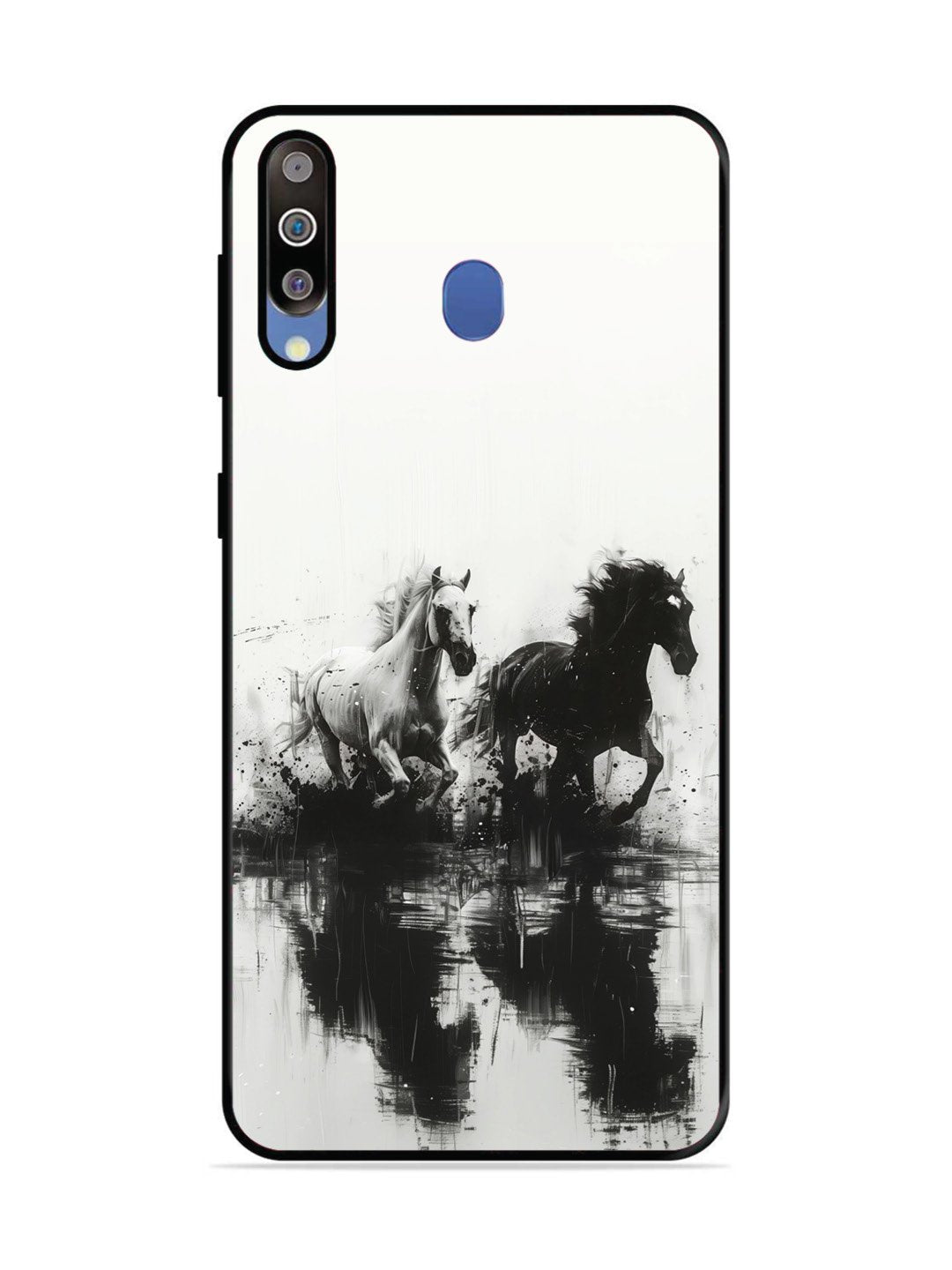 Samsung Galaxy M30 Black & White Horse