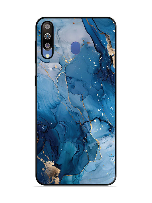 Samsung Galaxy M30 Oceanic Pattern with Golden Sprinkles