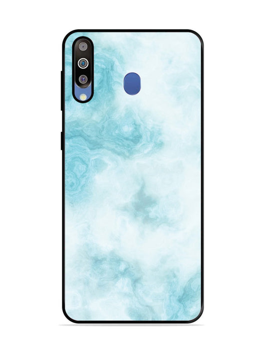 Samsung Galaxy M30 Light Blue with White Ocean Marble