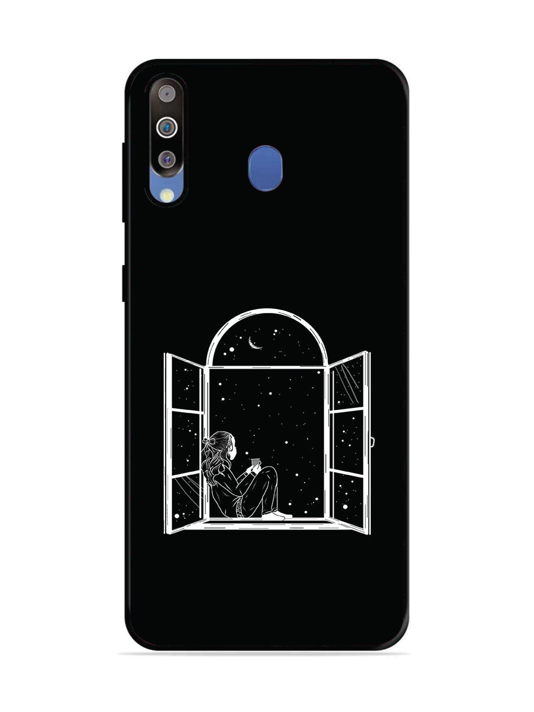 Samsung Galaxy M30 Little Girl on Window