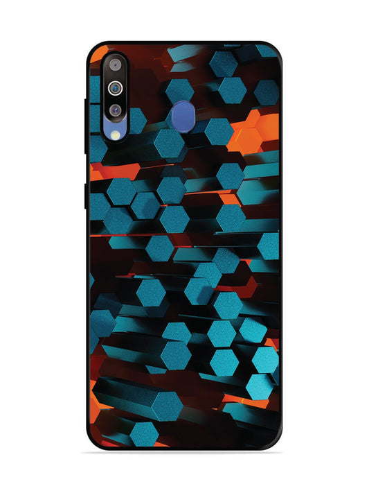 Samsung Galaxy M30 Hexagon 3D Abstract