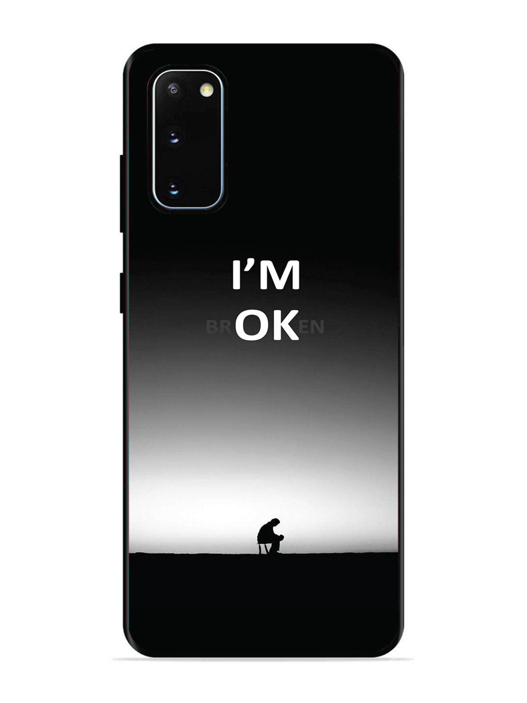 SAMSUNG GALAXY S20 I'm Broken A man on Chair Alone