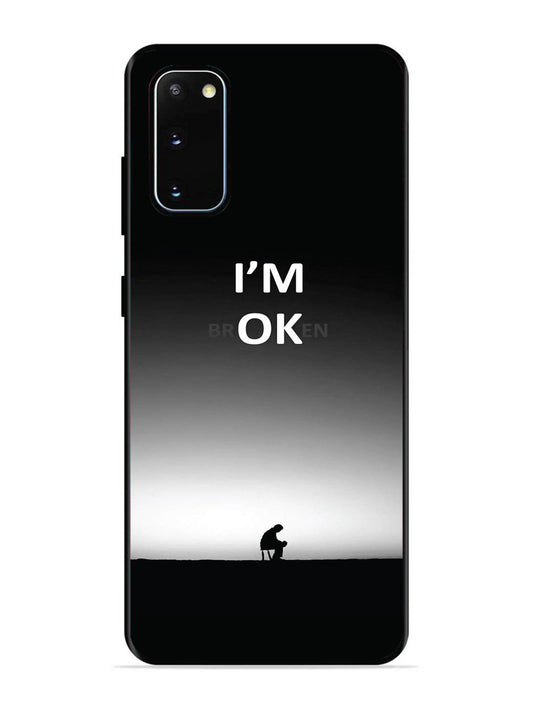 SAMSUNG GALAXY S20 I'm Broken A man on Chair Alone