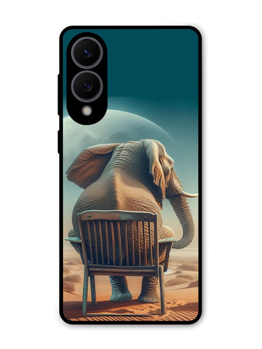 Samsung S25 Edge Baby Elephant om chair