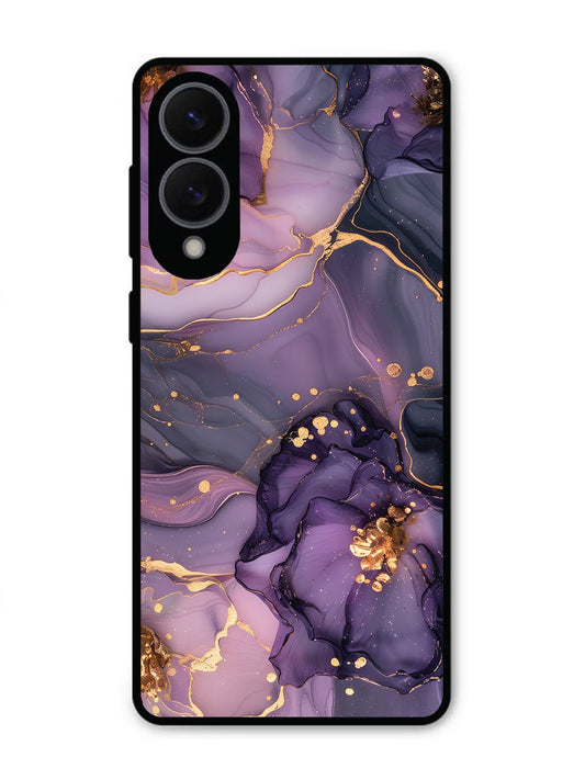 Samsung S25 Edge Royal Orchid Theme Marble
