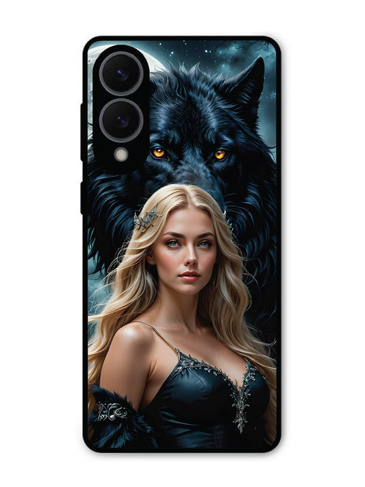Samsung S25 Edge Wolf & Girl