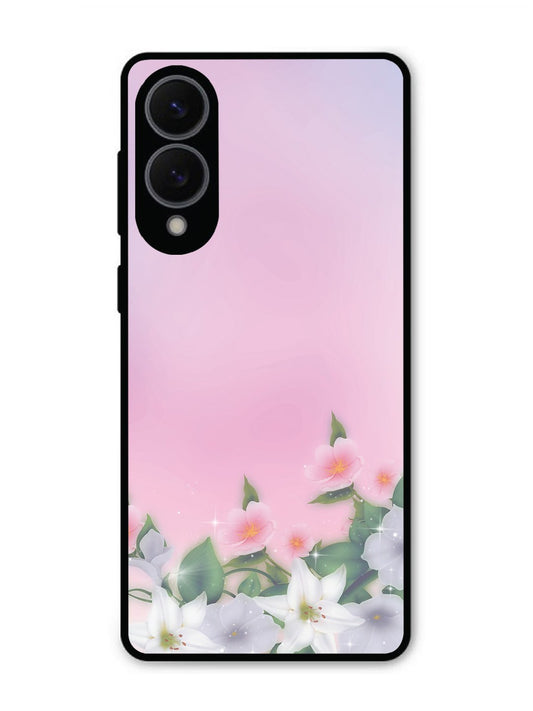 Samsung S25 Edge Pink Floral Elegance