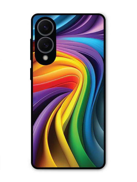 Samsung S25 Edge Rainbow Whirl