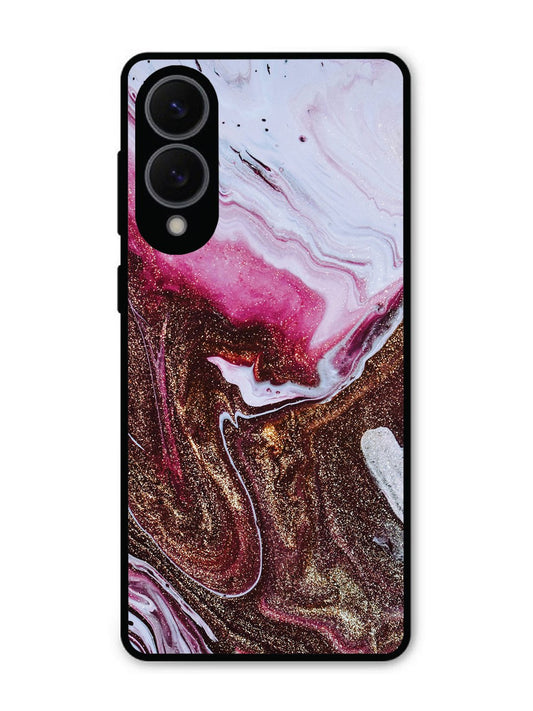 Samsung S25 Edge Elegant Rose & Gold Marble