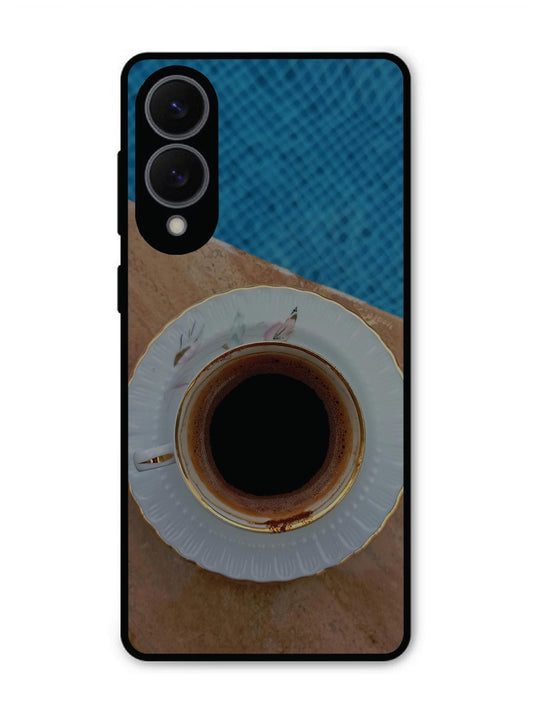Samsung S25 Edge Black Tea Cup Saucer
