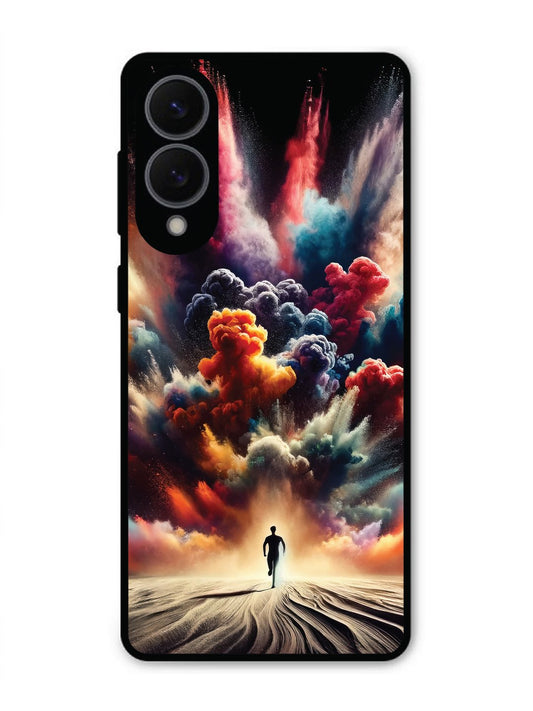 Samsung S25 Edge colorful-blast-explosion