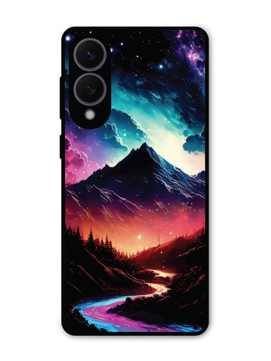 Samsung S25 Edge mountain-valley-Colorful-cloud-at-night