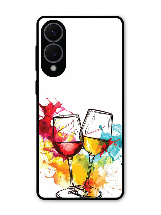 Samsung S25 Edge Colorful wine glasses