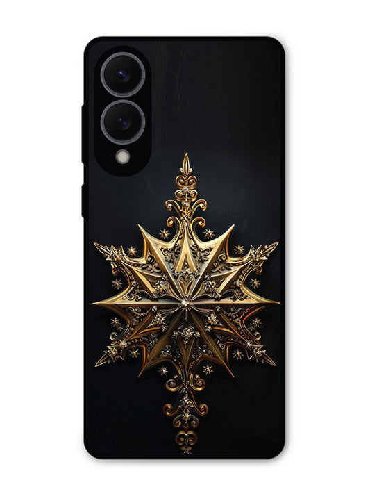 Samsung S25 Edge Ornate Golden Star