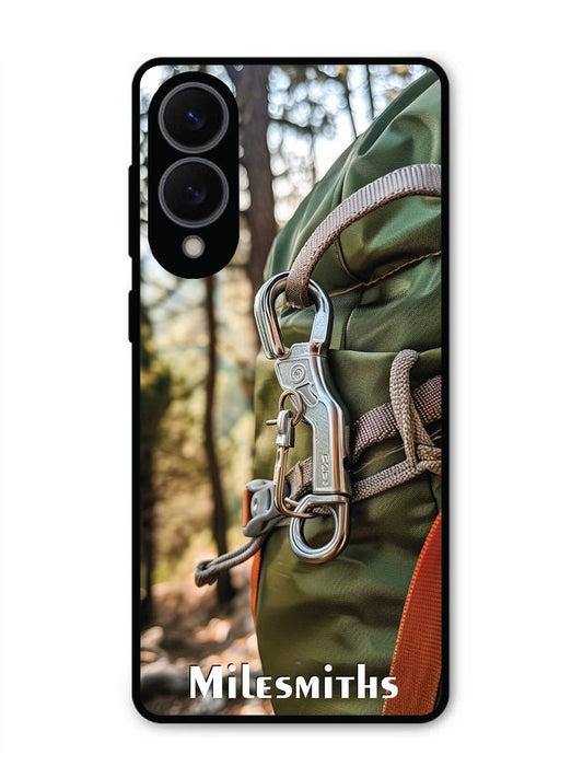 Samsung S25 Edge Hiking Gear Close-up