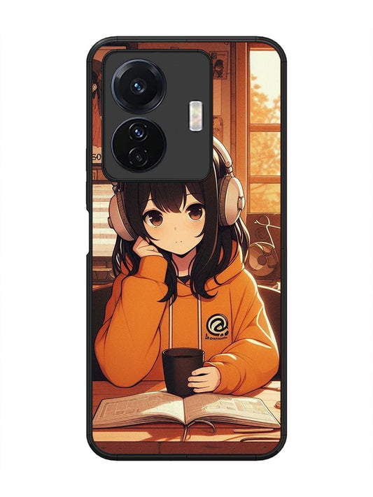 Vivo T1 Pro Cute Girl listening Music