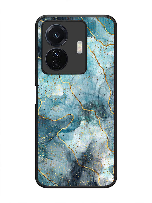 Vivo T1 Pro Oceanic Golden Strip Marble