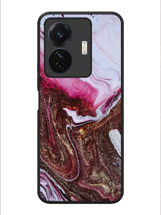 Vivo T1 Pro Elegant Rose & Gold Marble
