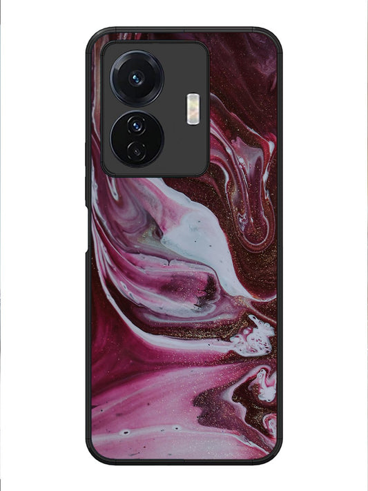 Vivo T1 Pro Pink And Golden Marble