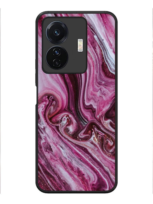 Vivo T1 Pro Pink Flood Marble