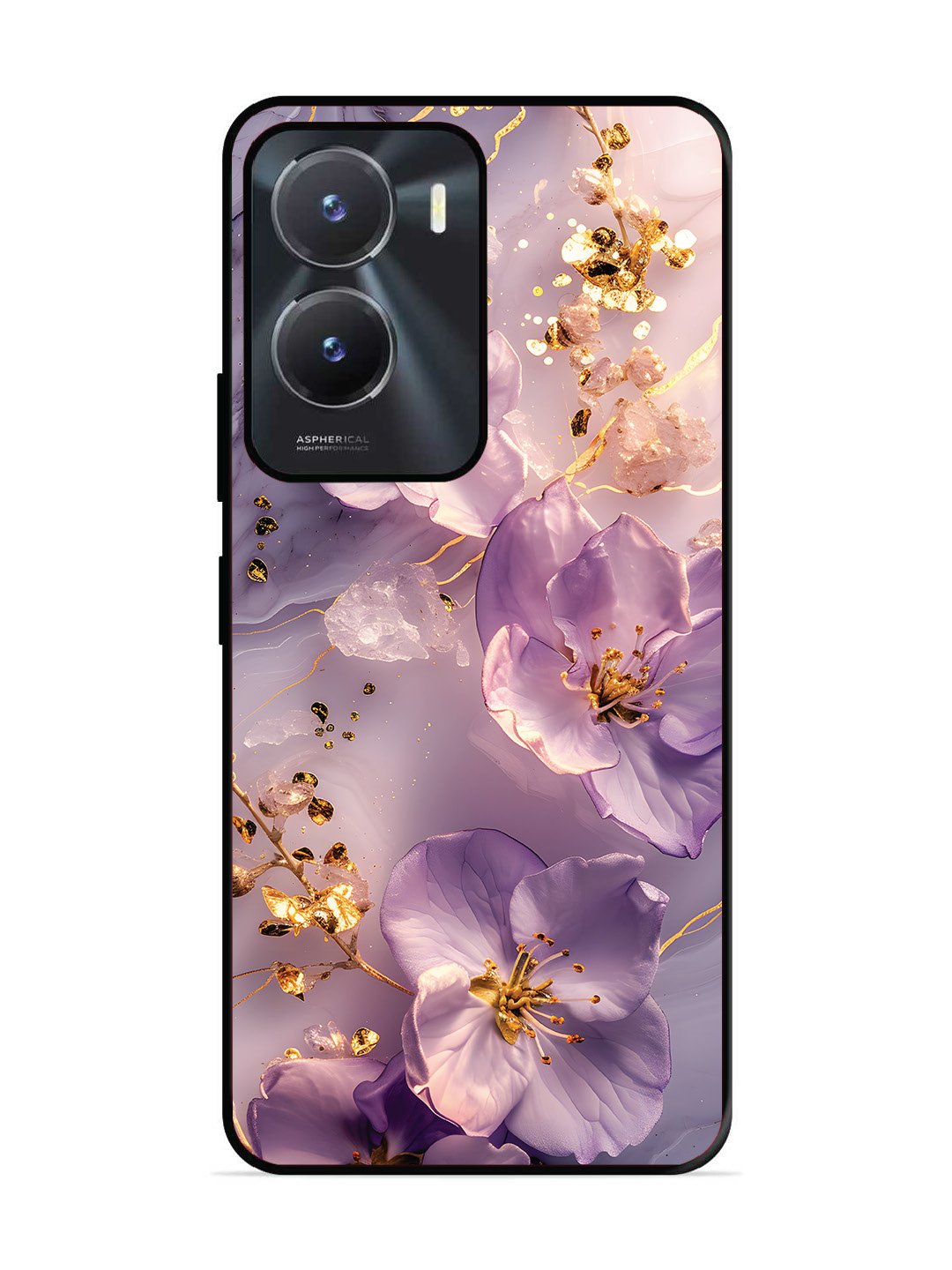 Vivo Y16 Orchid with Golden Safron