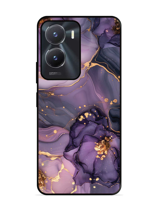 Vivo Y16 Royal Orchid Theme Marble