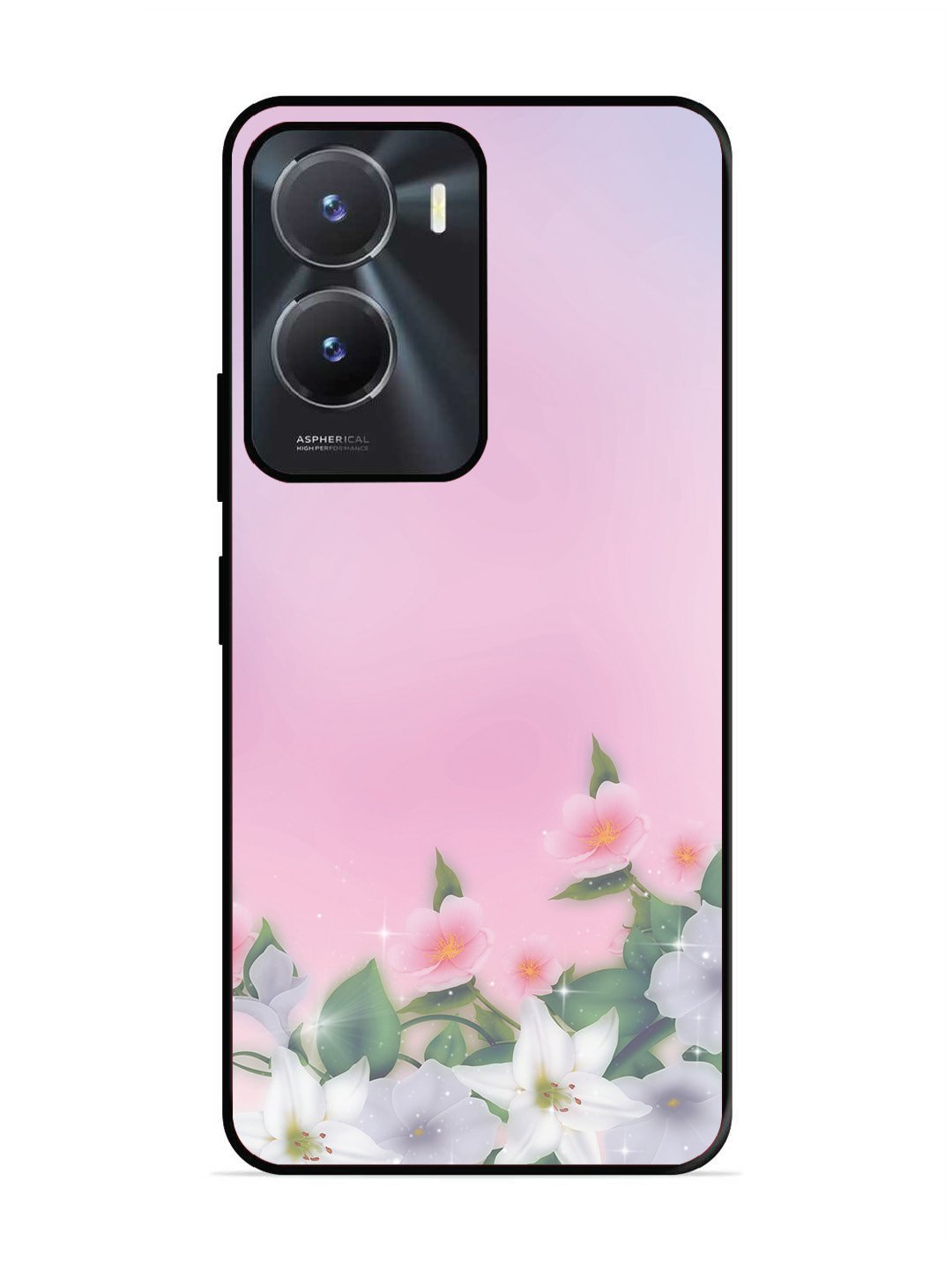 Vivo Y16 Pink Floral Elegance